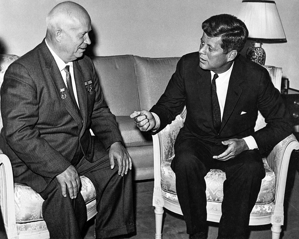 Kennedy and Khrushchev