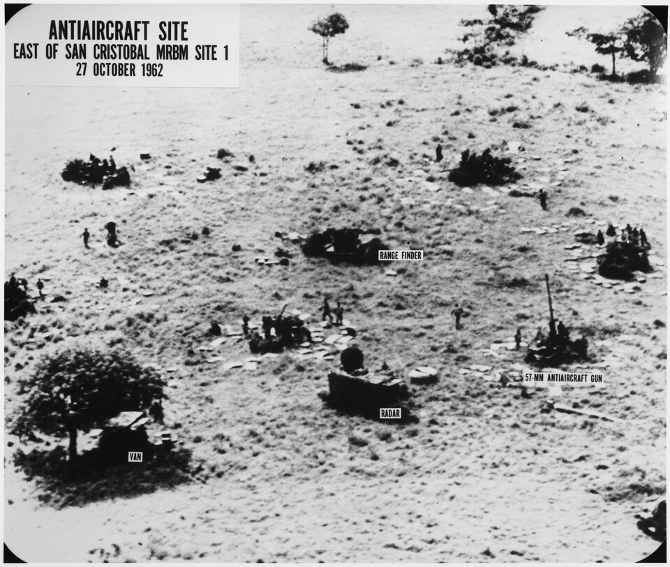 Soviet missile site aerial photo